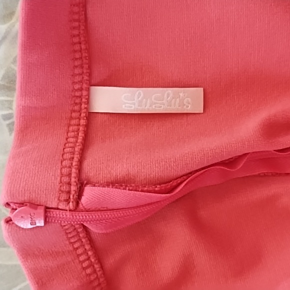 Lulu's "Notch Landing" Coral pink sweetheart neckline skater dress - Picture 6 of 8